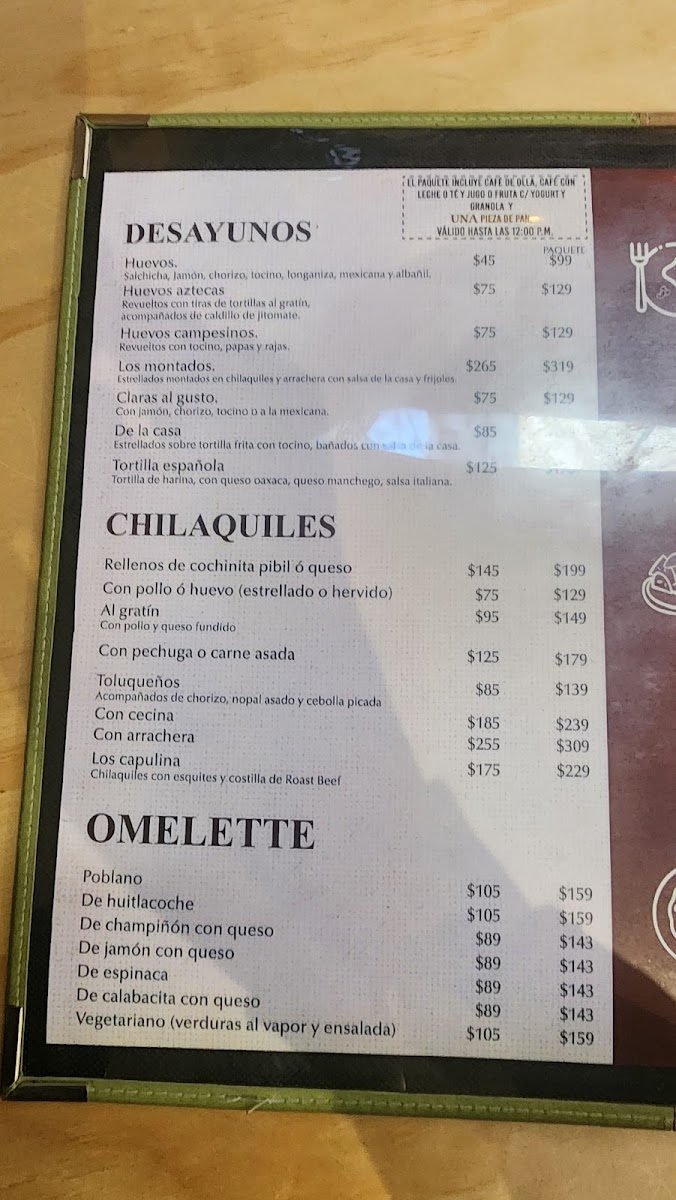 La Magdalena Restaurante Menu - Image 1