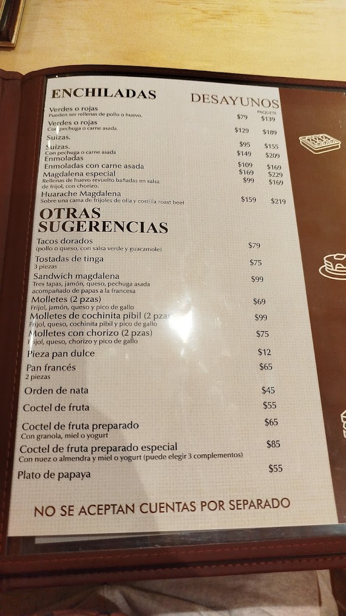 La Magdalena Restaurante Menu - Image 2