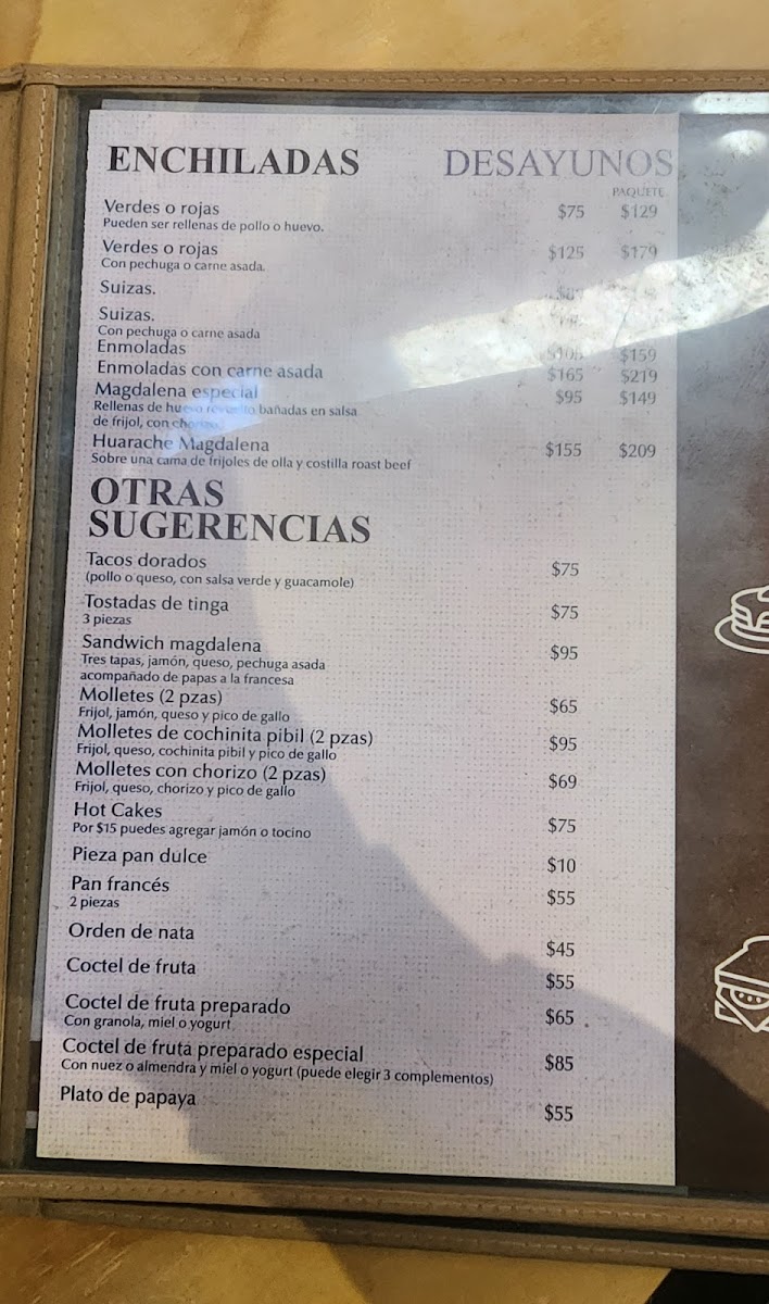 La Magdalena Restaurante Menu - Image 3