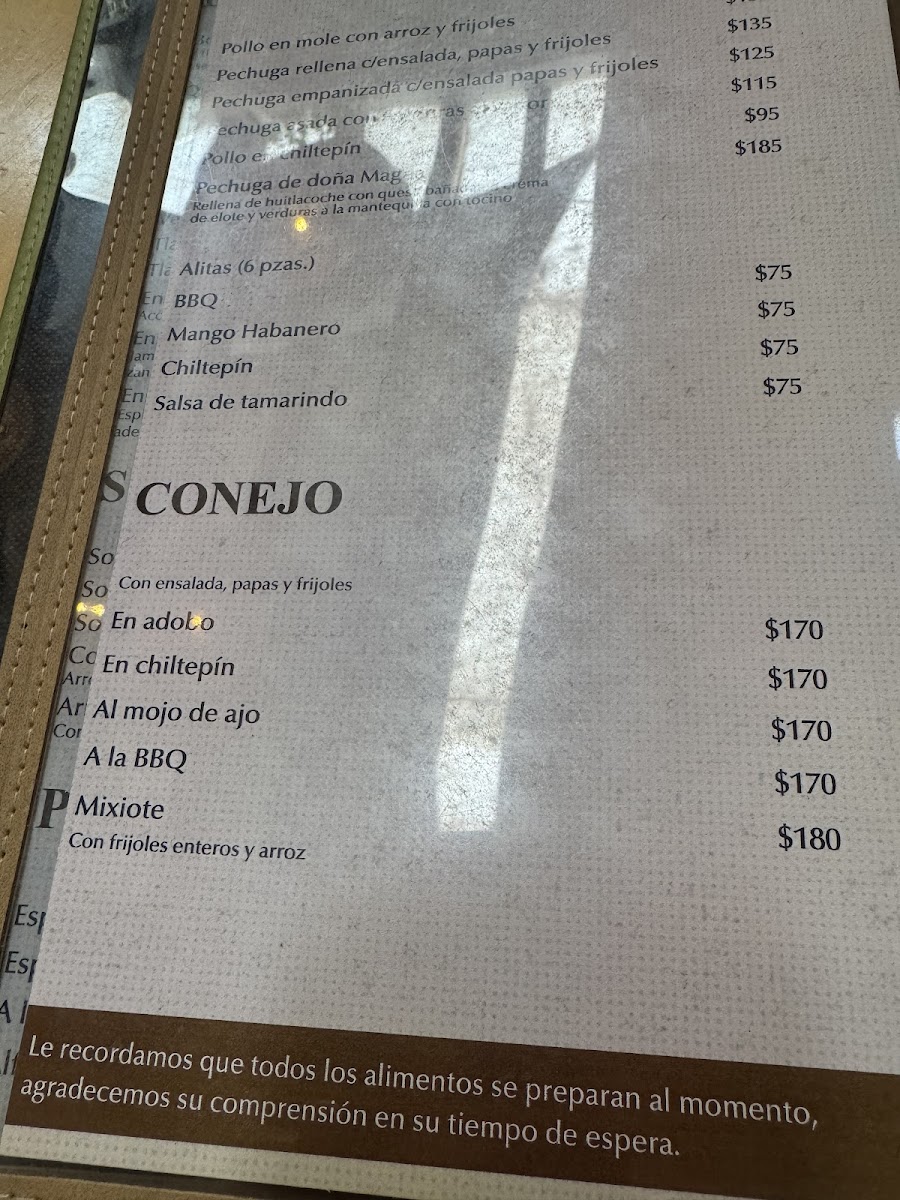La Magdalena Restaurante Menu - Image 5